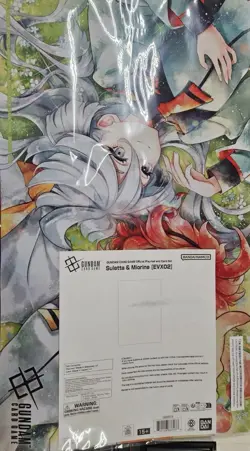 Gundam Card Game Official Playmat EVX02 Suletta & Miorine Bandai Fest 2025 - Image 1