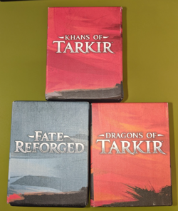 3 Empty Fat Pack Boxes Khans of Tarkir, Fate Reforged, Dragons of Tarkir MTG - Image 4