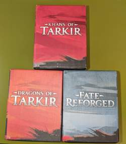 3 Empty Fat Pack Boxes Khans of Tarkir, Fate Reforged, Dragons of Tarkir MTG - Image 5