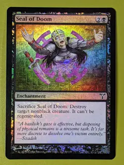 FOIL Seal of Doom x1 Dissension 1x Magic the Gathering MTG - Image 1