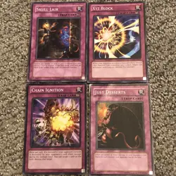 Vintage Yu-gi-oh! Lot Of 32 Trap Cards 1996 1St Edition Cards Konami - Image 3