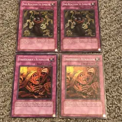 Vintage Yu-gi-oh! Lot Of 32 Trap Cards 1996 1St Edition Cards Konami - Image 4