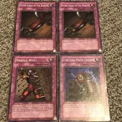 Vintage Yu-gi-oh! Lot Of 32 Trap Cards 1996 1St Edition Cards Konami - Image 5