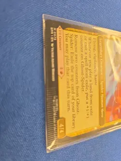 MTG Spiderman Gwen Stacy Ghost Spider Mythic Rare #0078 Crimped Misprint - Image 3