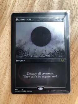 Magic the Gathering MTG 2X2 Damnation 437 Etched Foil Near Mint - Image 1