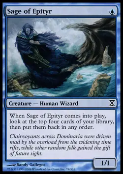 Magic the Gathering MTG Sage of Epityr (74) Time Spiral LP - Image 1