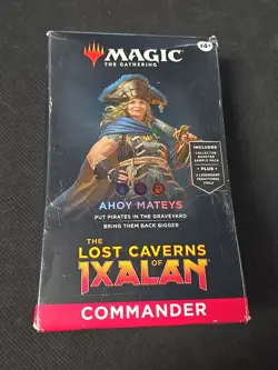 MTG Lost Caverns of Ixalan Commander Deck Ahoy Mateys Sealed Box Damage - Image 1