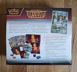 POKEMON OBSIDIAN FLAMES SEALED POKEMON CENTER EXLUSIVE ELITE TRAINER BOX ETB - Image 3