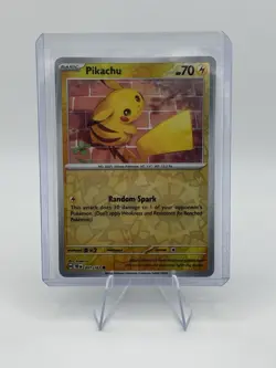 Pikachu Reverse Holo 051/162 SV05: Temporal Forces Pokemon - Image 1