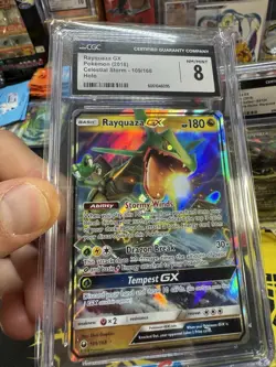2x Rayquaza Slab CGC 8 Celestial Storm 109/168 Dragons Exalted 85/124 Pokemon - Image 2
