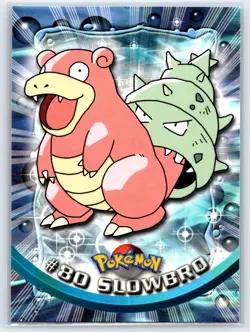 2000 Topps Pokemon TV Animation Edition Series 2 #80 Slowbro - Image 1