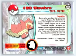 2000 Topps Pokemon TV Animation Edition Series 2 #80 Slowbro - Image 2