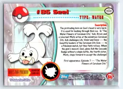 2000 Topps Pokemon TV Animation Edition Series 2 #86 Seel - Image 2