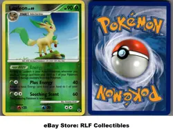 2009 Pokemon, Platinum Rising Rivals, #45/111 Leafeon, Reverse Holo Uncommon - Image 1