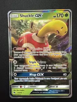 Shuckle GX 17/214 Sm-Lost Thunder Holo Sun & Moon Pokemon - Image 1