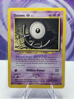 Pokemon Unown Neo Discovery Uncommon 51/75 - Image 1