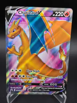 Charizard V SWSH050 NM Black Star Promo Pokemon TCG - Image 1