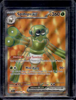 Spidops ex SV01: Scarlet & Violet Base Set Pokemon 223/198 Ultra Rare NM+ - Image 1