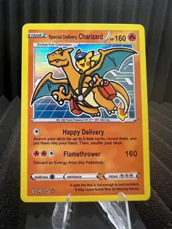 Special Delivery Charizard - Holo Gen 1 - After Skool Hobby Fan Art - Pokemon - Image 1