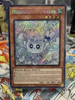 Yugioh Mulcharmy Fuwalos RA04-EN050 Secret Rare NM - Image 1