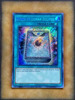 Yugioh Book of Lunar Eclipse LIOV-EN064 Secret Rare NO EYE OF ANUBIS 1st Ed NM - Image 1