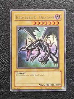 Red-Eyes B. Dragon LOB-070 the Legend of Blue Eyes White Dragon Unlimited - Image 1