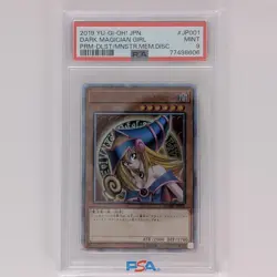 Konami Yu-Gi-Oh! Dark Magician Girl 20th Secret Rare DMMD-JP001 PSA9 Japanese - Image 1