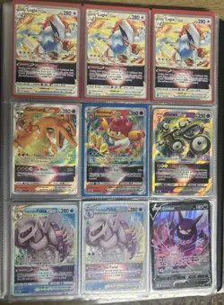 Pokemon Binder Full Of EX, V, And Vstar Cards From The Past Few Years - W/binder - Image 2