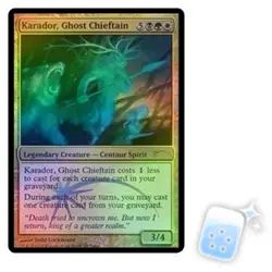 FOIL KARADOR, GHOST CHIEFTAIN (JUDGE) Promo Magic MTG MINT CARD - Image 1