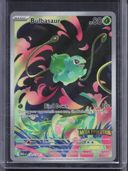 Bulbasaur - (Mega Evolution Stamped) Illustration Rare Miscellaneous Cards & Pro - Image 1