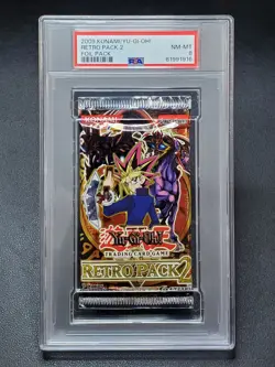 2009 Yugioh RP02 Retro Pack 2 Booster Pack PSA 8 Near Mint-Mint - Image 1