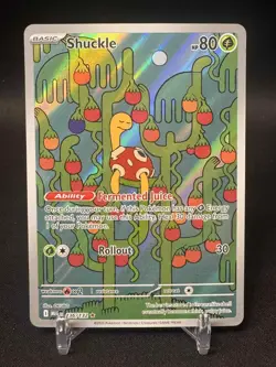 ?? Pokemon TCG Mega Evolution Shuckle Illustration Rare Holo Card 136/132 - NM - Image 1