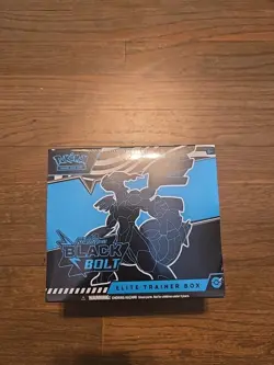 Pokemon Trading Card Games Scarlet & Violet 10.5 Black Bolt Elite Trainer Box - Image 1