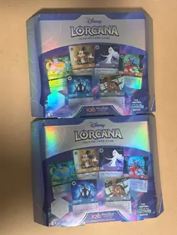 (Lot of 2) Disney 100 Lorcana Trading Card Game: Collector's Edition Gift Set - Image 1