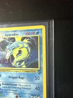 2000 Pokemon GYARADOS Base Set 2 HOLO RARE Card 7/130 WOTC 2nd Edition! - Image 3