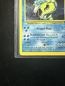 2000 Pokemon GYARADOS Base Set 2 HOLO RARE Card 7/130 WOTC 2nd Edition! - Image 5