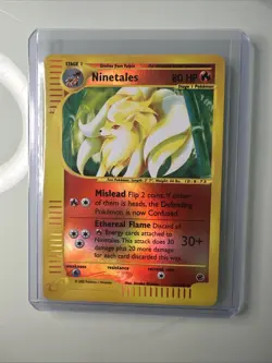 NINETALES Pokemon Card - WOTC - Expedition Base Set - 21/165 - HOLO - NM (A) - Image 1