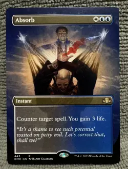 Absorb - Borderless 443 DMR: Dominaria Remastered Magic The Gathering Card - Image 1