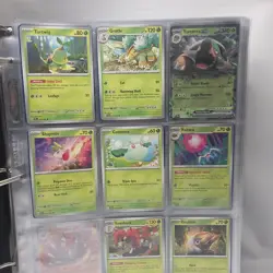 Lot Of Pokemon Cards Scarlet And Violet In Pokemon Binder 150 Plus Cards - Image 4