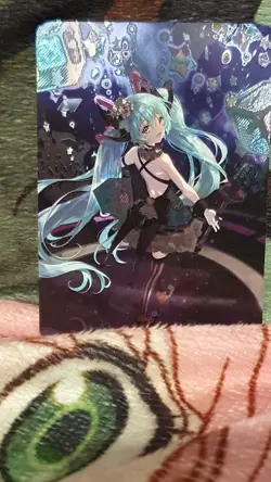 Goddess Story LASER RARE HATSUNE MIKU VOCALOID ANIME WAIFU CARD - Image 1