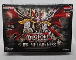 Yugioh Supreme Darkness 1st edition Mini Box-4 boosters and exclusive token card - Image 1