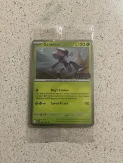 Genesect 008/094 Mega Evolution Phantasmal Flames Best Buy Promo Card Stamped - Image 1