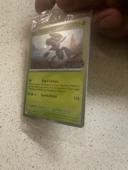 Genesect 008/094 Mega Evolution Phantasmal Flames Best Buy Promo Card Stamped - Image 3