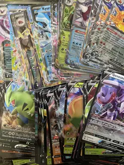 120 Pokemon Bulk Ex & V Card Bulk Lot - Image 1