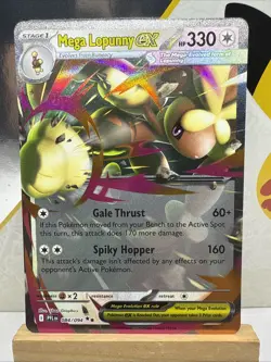 Mega Lopunny ex 084/094 Phantasmal Flames Double Rare Pokemon Card - Image 1