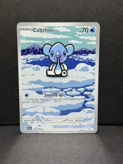 Pokemon TCG Cubchoo Illustration Rare Card 109/086 English Black Bolt - Image 1