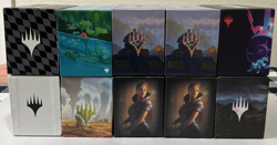 Lot of 10 MTG Magic The Gathering Empty Card Storage Boxes Collectible Artwork - Image 2
