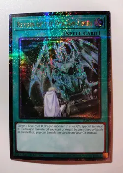 NM Yugioh Return of the Dragon Lords RA03-EN060 Quarter Century Secret Rare - Image 1