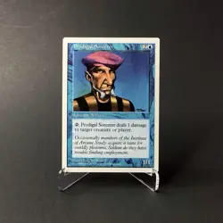 Magic: The Gathering Prodigal Sorcerer MTG Core Set 5th Edition 1997 VINTAGE LP - Image 1