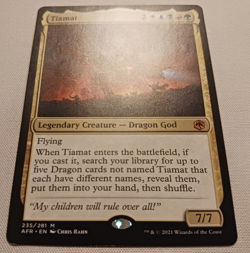 Tiamat - Adventures in the Forgotten Realms - LP - Magic the Gathering - MTG - Image 2